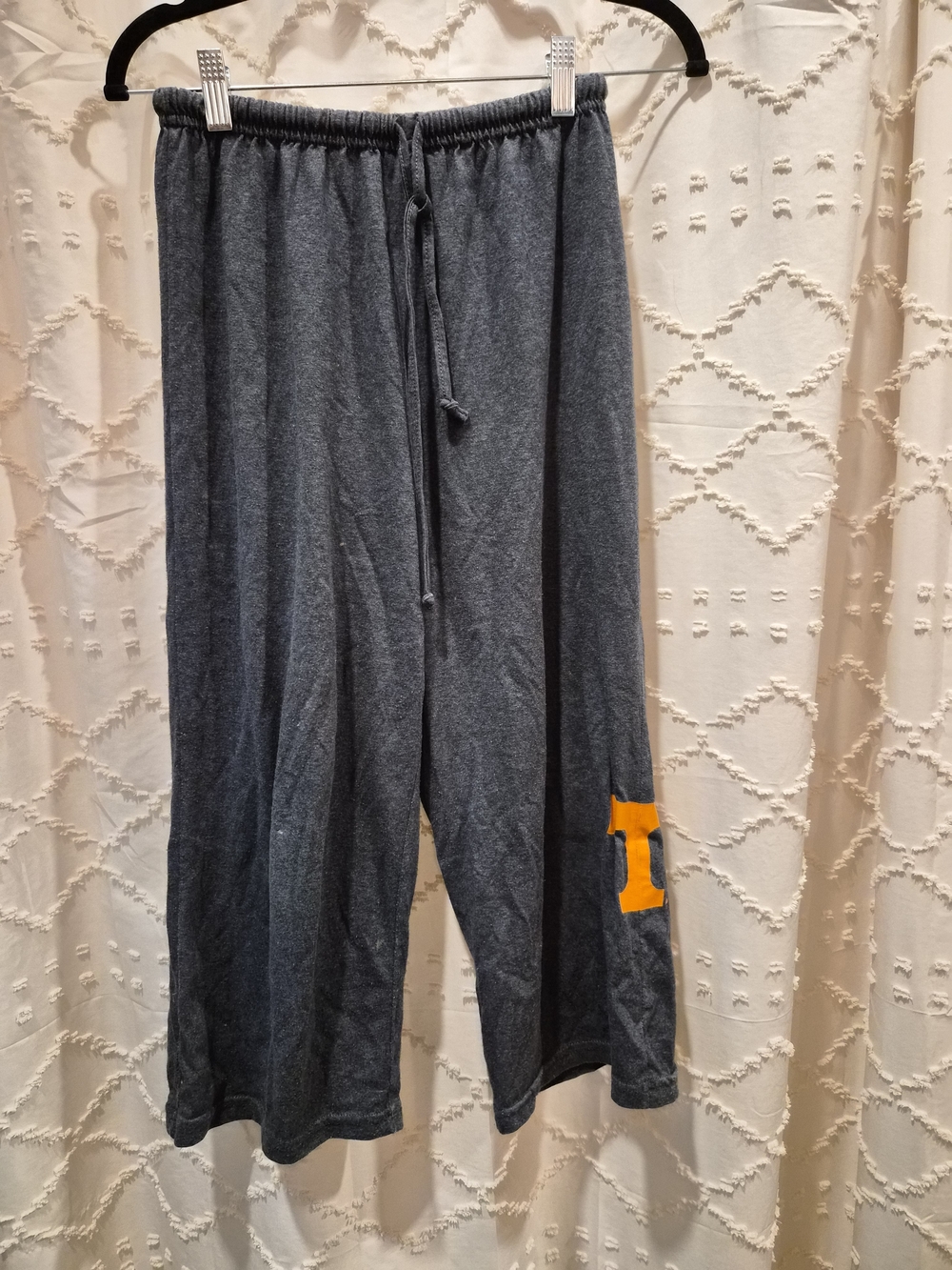 Russell Athletic Dark Gray Sweatpants with Orange "Tennessee" Patch
